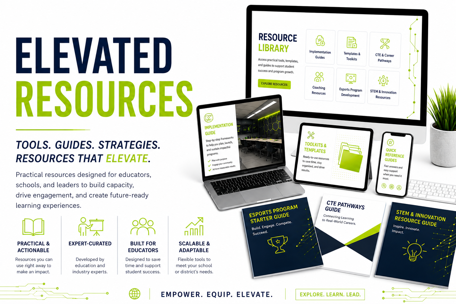 ELEVATED resources for educators and leaders