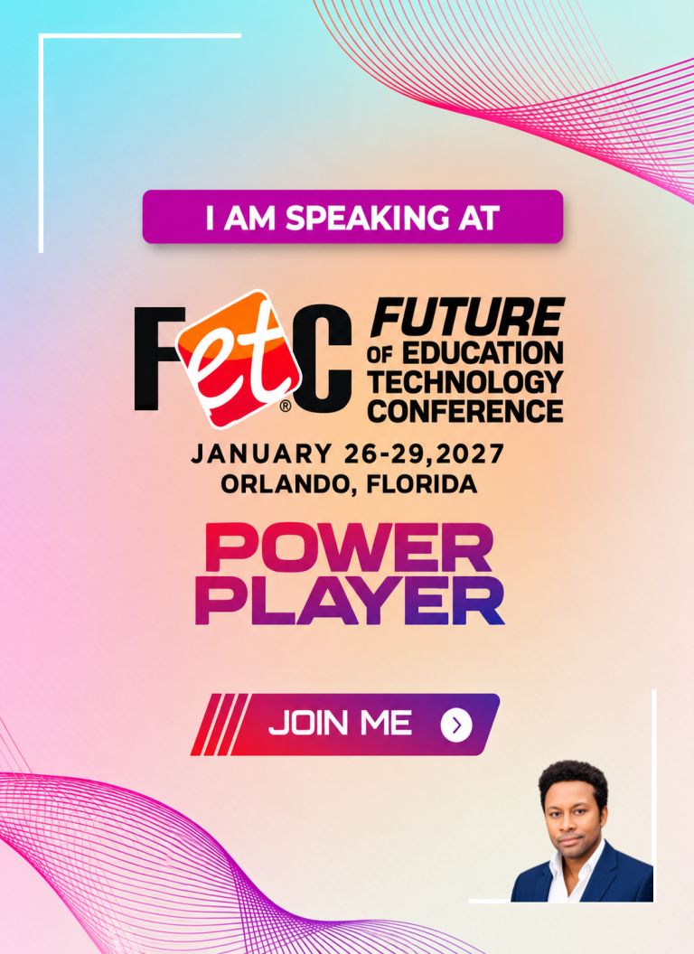FETC 2027 speaker flyer featuring Etheard Joseph, January 26–29, 2027, in Orlando